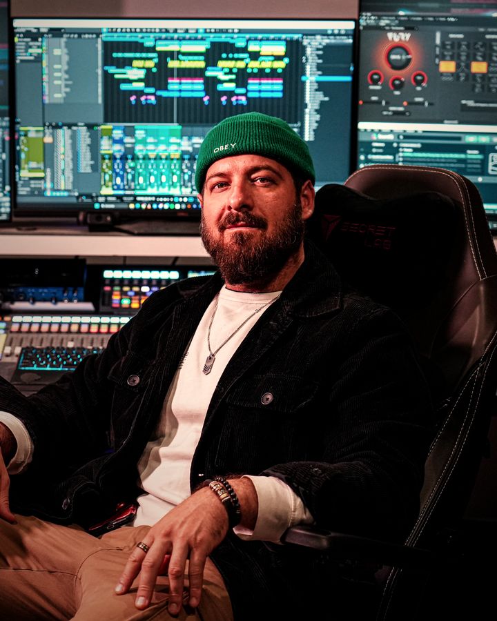 Ben Jacquier in his studio
