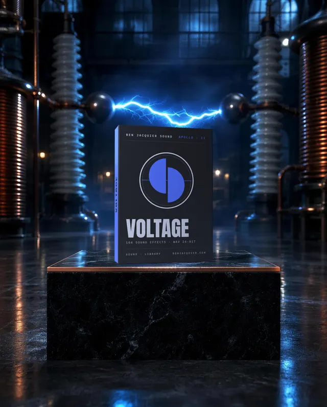 Voltage sound pack box by Ben Jacquier
