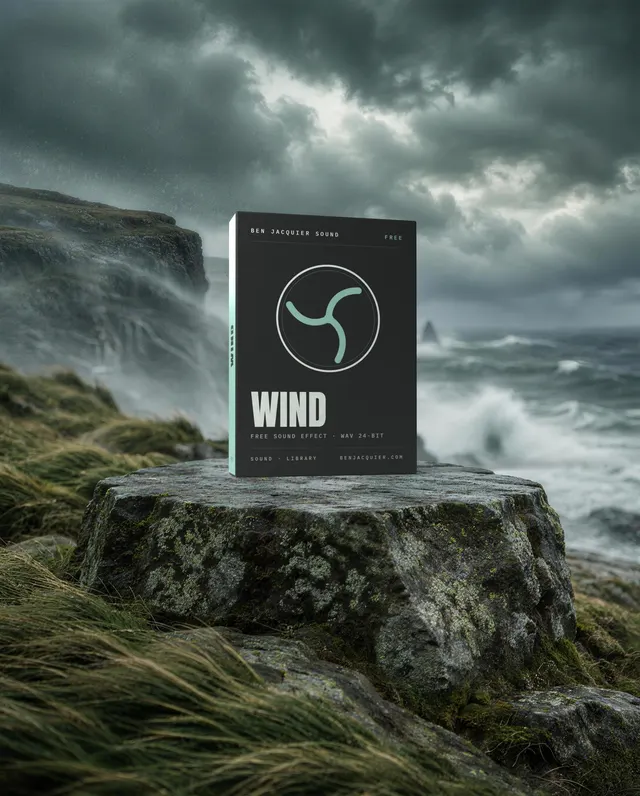Wind Hurricane sound pack box by Ben Jacquier